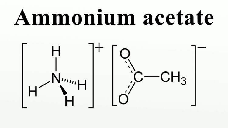  Amoni axetat CH₃COONH₄: Tính chất và ứng dụng